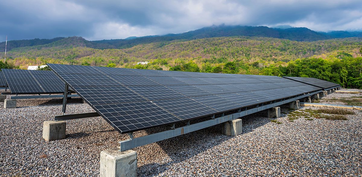 BPNVS ground-mounted solar installation